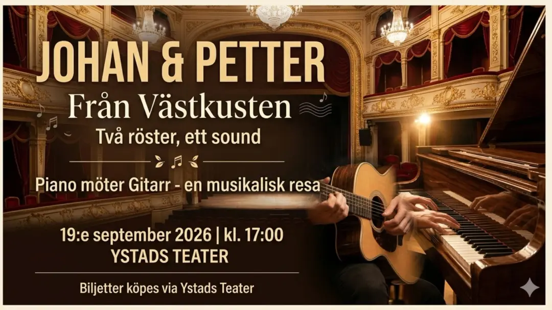 Johan & Petter från Västkusten - Två röster, ett sound