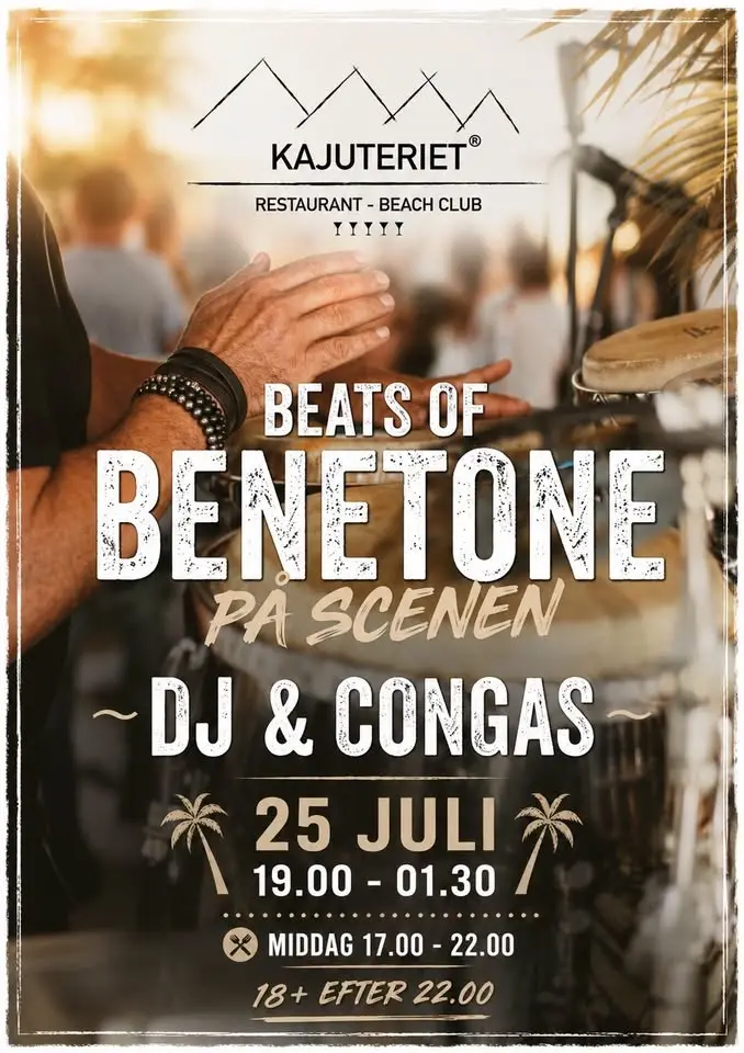 🪘💃🏻BEATS OF BENETONE på KAJUTERIET HAMNFESTIVALEN💃🏻🪘