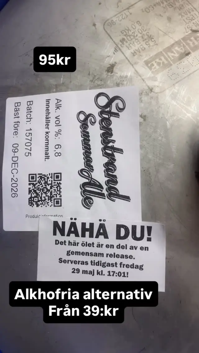 Stenstrand Sommar Ale Release