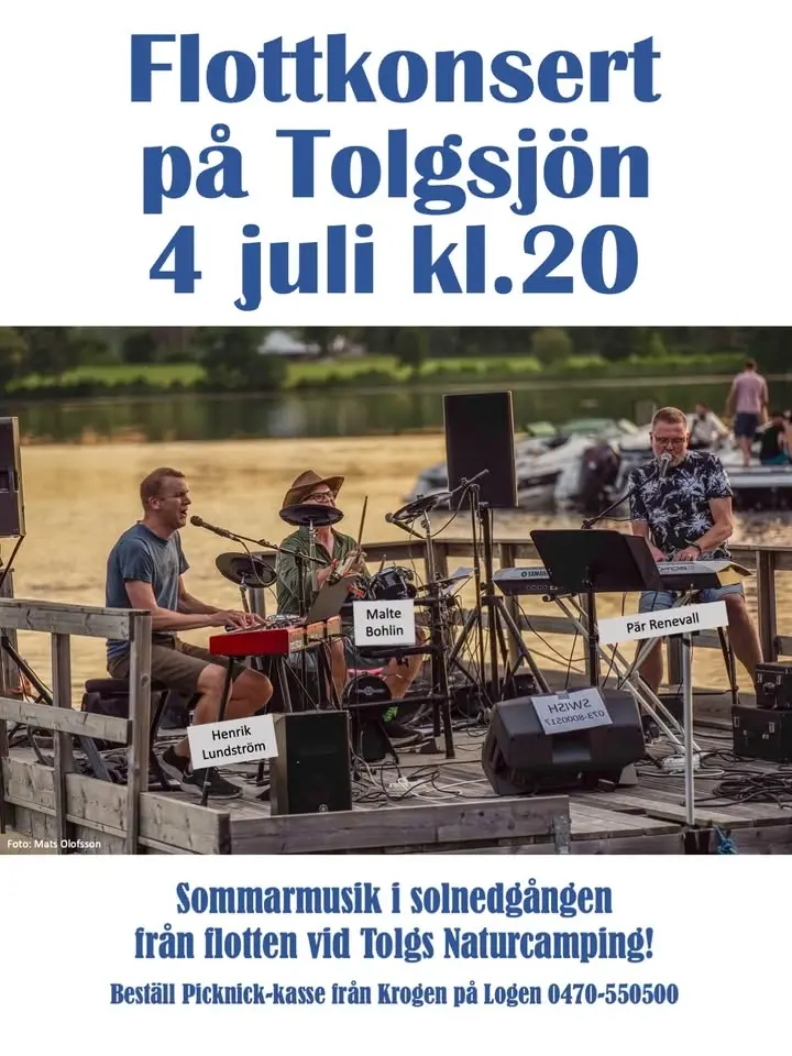 Flottkonsert på Tolgsjön