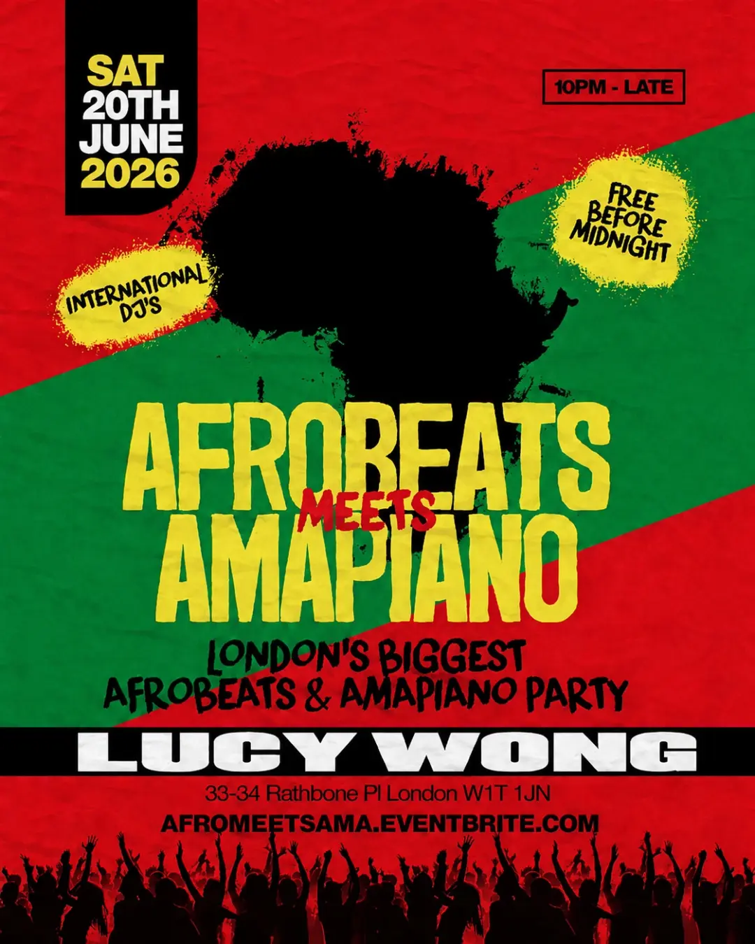 Afrobeats Meets Amapiano Soho
