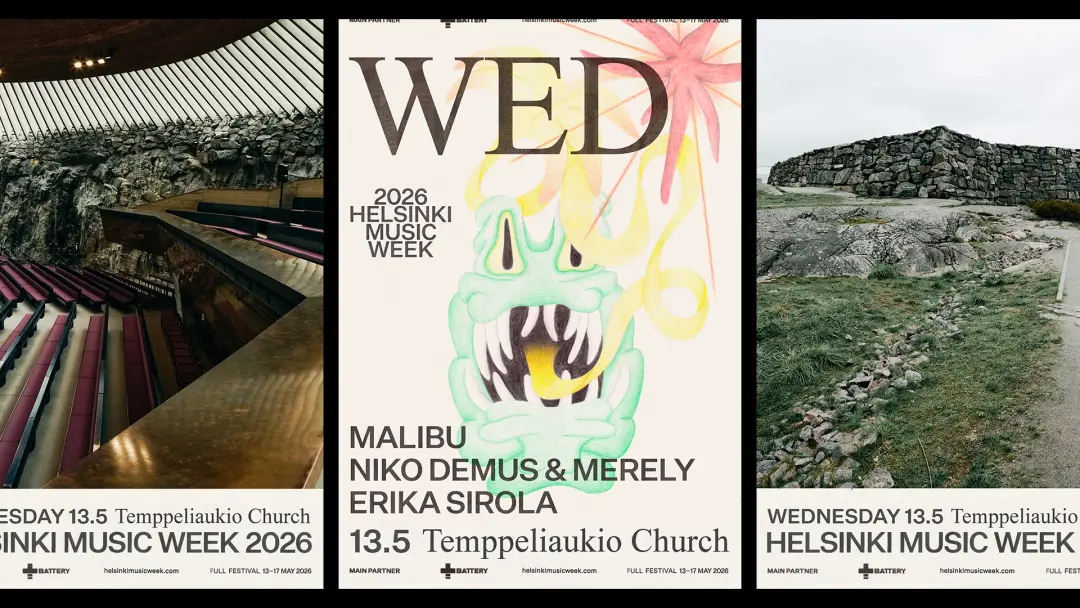 Helsinki Music Week 2026 – Malibu, Niko Demus & merely, Erika Sirola