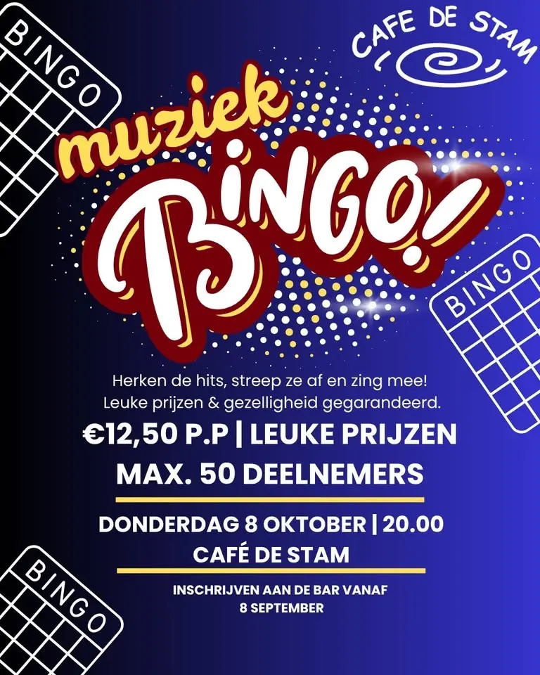 MUZIEK BINGO