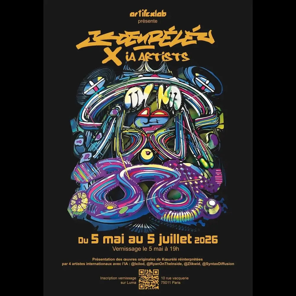 KOEURÉLÉ x IA.ARTISTS — VERNISSAGE CHEZ ARTIFEXLAB