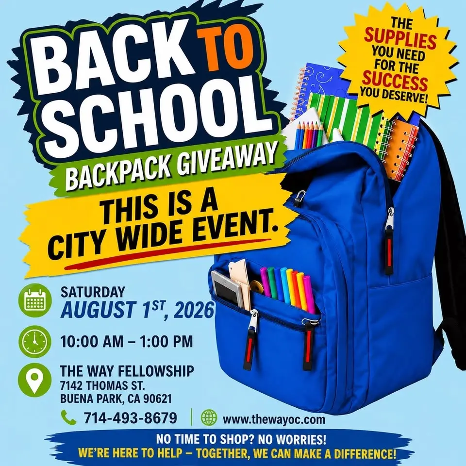 Backpack Give Away