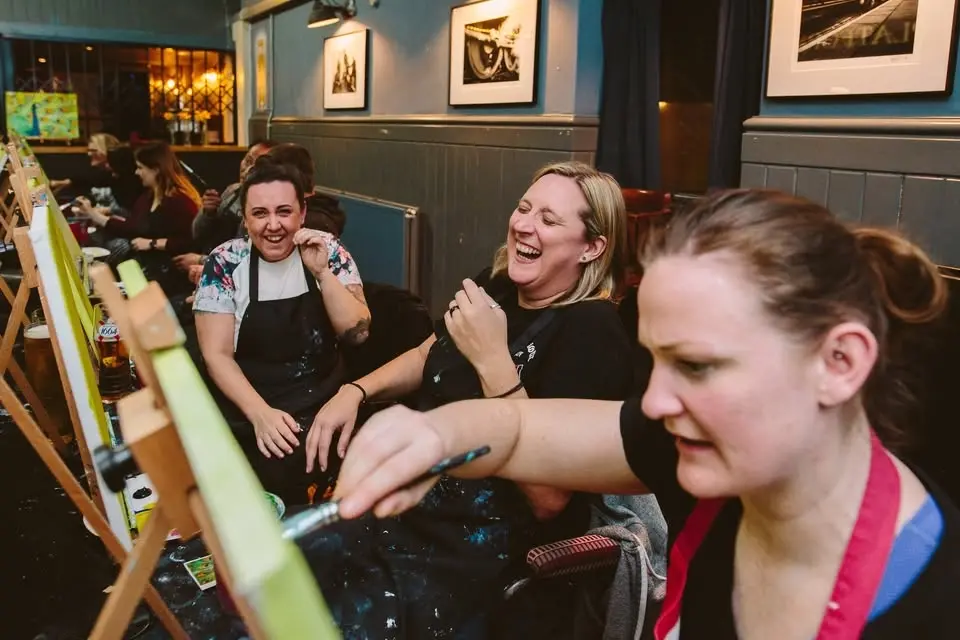 Sip and Paint in Brighton at The Railway Inn