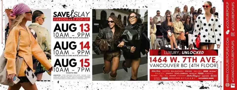 Save & Slay - Vancouver Designer Pop Ups Sale 