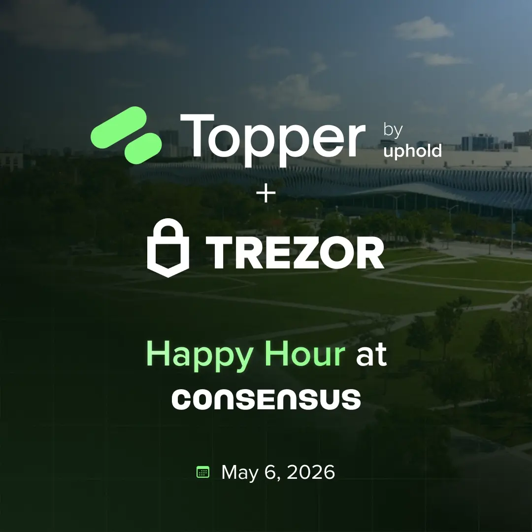 Topper + Trezor | Consensus Happy Hour 🍸
