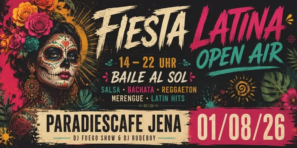 FIESTA LATINA ☆ OPEN AIR ☆ PARADIESCAFE JENA