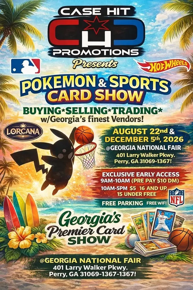 Georgia National Fair Pokemon & Sports card show 