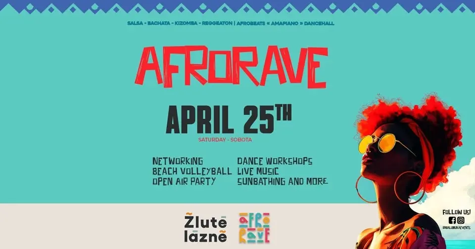 AfroRAVE - Havana Spring Break "Zlute Lazne"