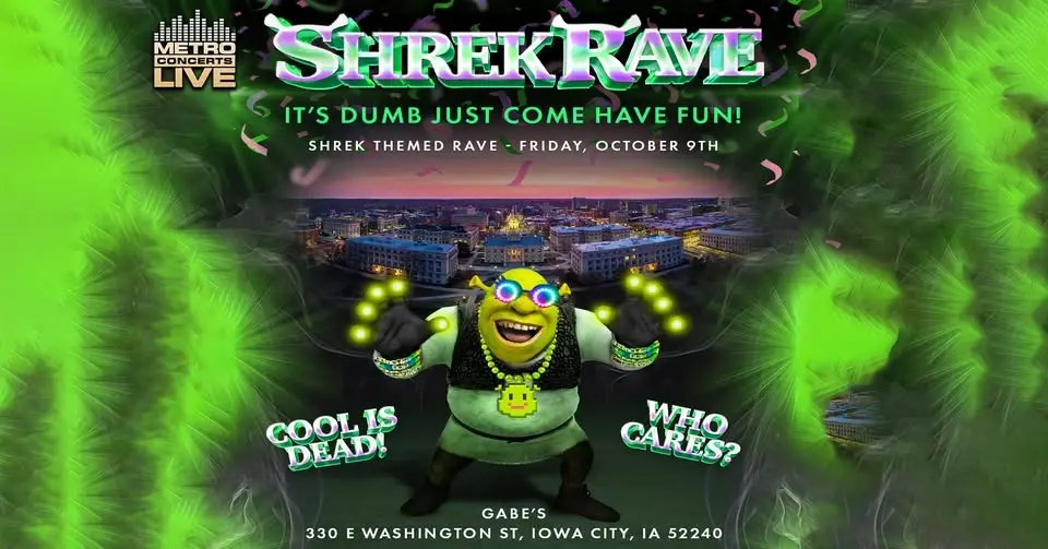 Shrek Rave at Gabes