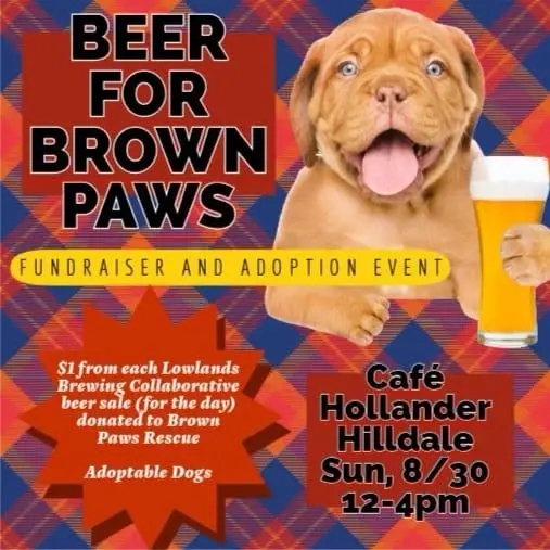 Pups on Patio at Cafe Hollander