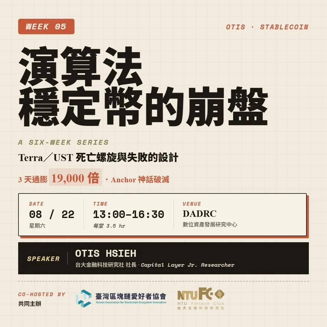 【穩定幣全攻略】W5・演算法穩定幣的崩盤