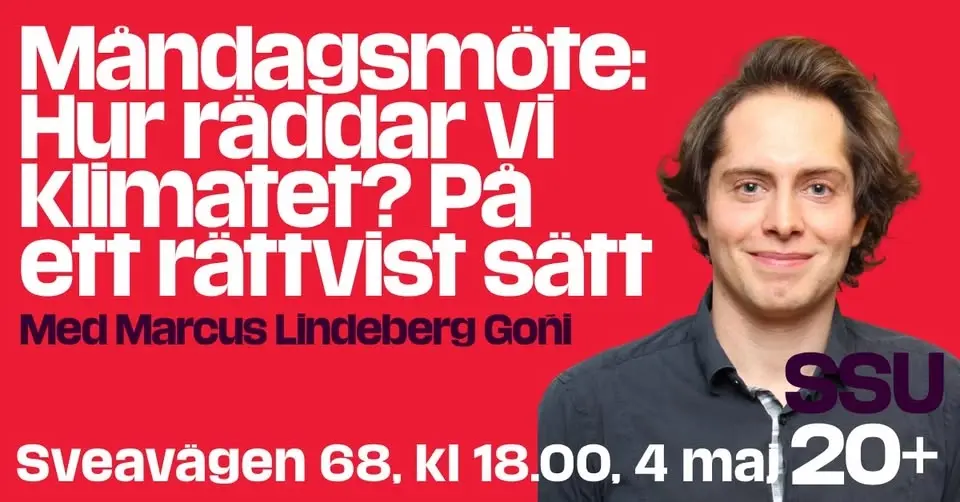 Måndagsmöte: Hur räddar vi klimatet? På ett rättvist sätt