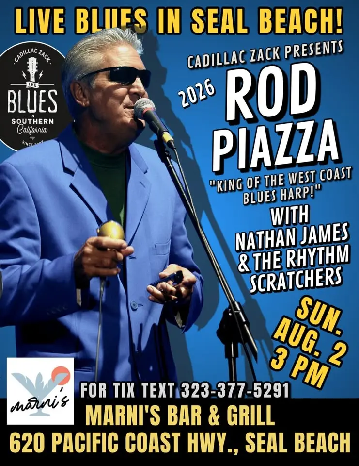 ROD PIAZZA - King Of West Coast Blues Harmonica!