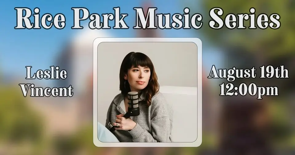 Rice Park Music Series 2026: Leslie Vincent