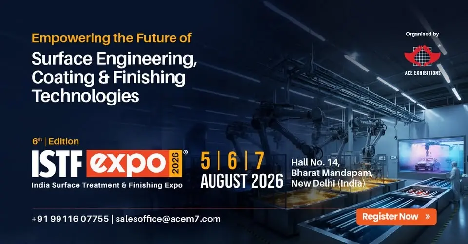 6th Edition India Surface Treatment & Finishing Expo 2026