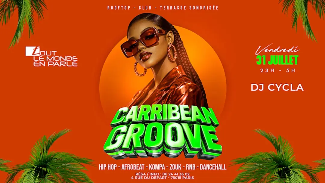 Soiree Caribbean Groove ,Club Terrasse Hiphop Afrobeat