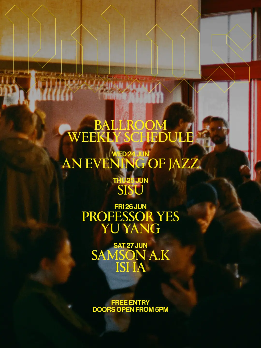 Ballroom at Palais: Professor Yes & Yu Yang