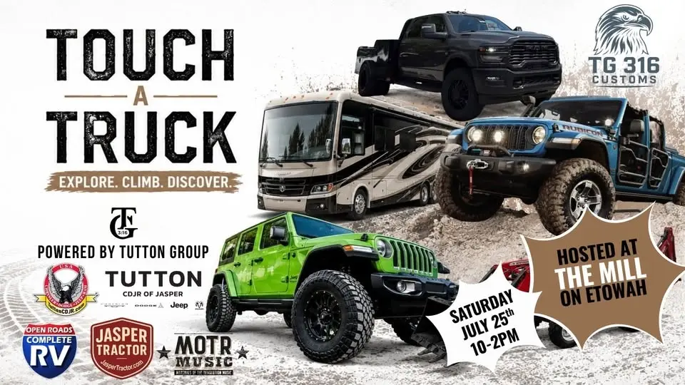 Tutton Touch a Truck at The Mill on Etowah