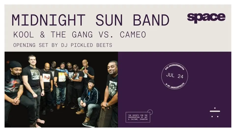 Midnight Sun Band presents: Kool & The Gang vs. Cameo at Space