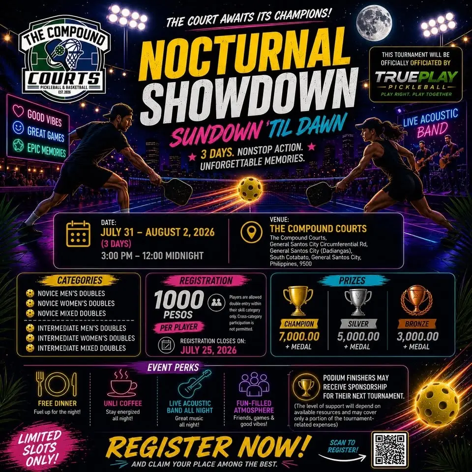NOCTURNAL SHOWDOWN : Sundown 'Til Dawn Pickleball Tournament