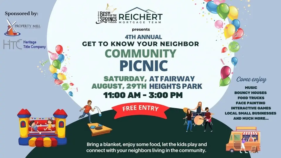 4th Annual "Get to know your neighbor" Community Picnic 