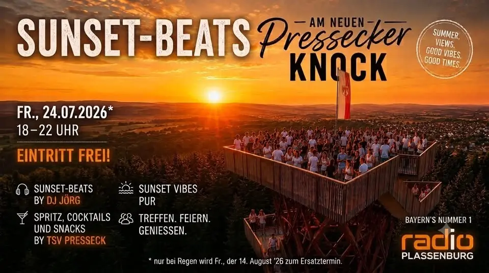 HIGH-Light: Sunset-Beats auf dem Pressecker Knock