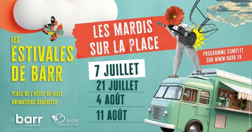 ESTIVALES 2026 - LES MARDIS SUR LA PLACE - 7 JUILLET
