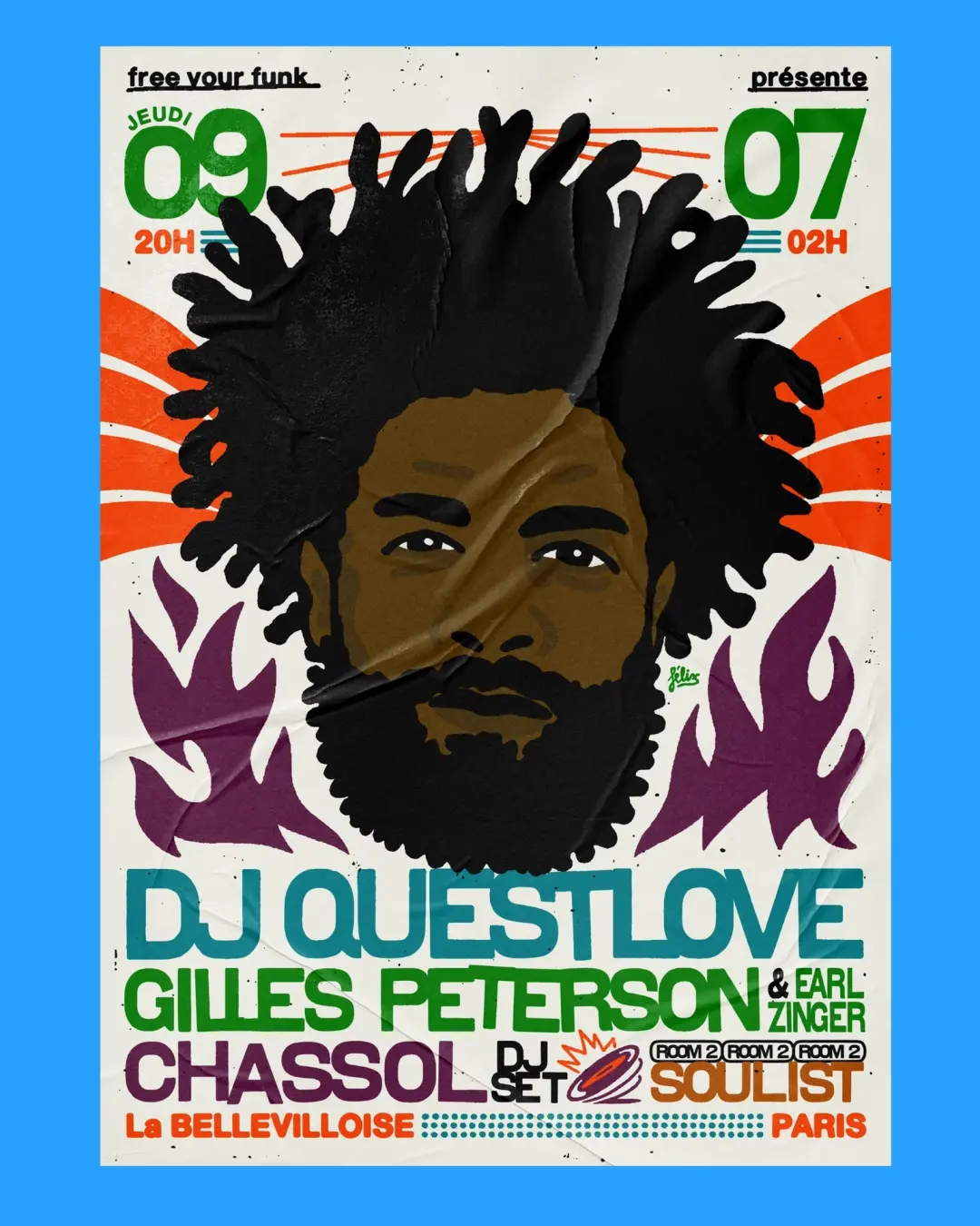 Free Your Funk: Questlove, Gilles Peterson, Chassol (dj set)