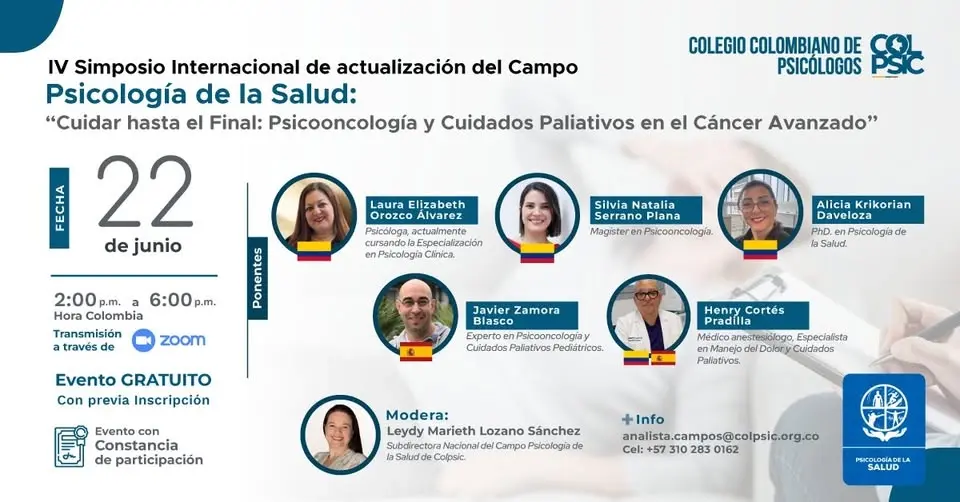 IV Simposio Internacional Psicología de la Salud: Cuidar Hasta el Final