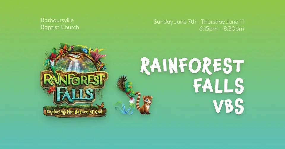 Rainforest Falls - Vacation Bible School 2026