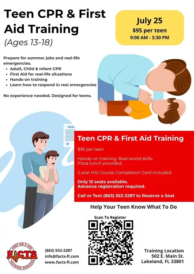 Teen CPR & First Aid Training