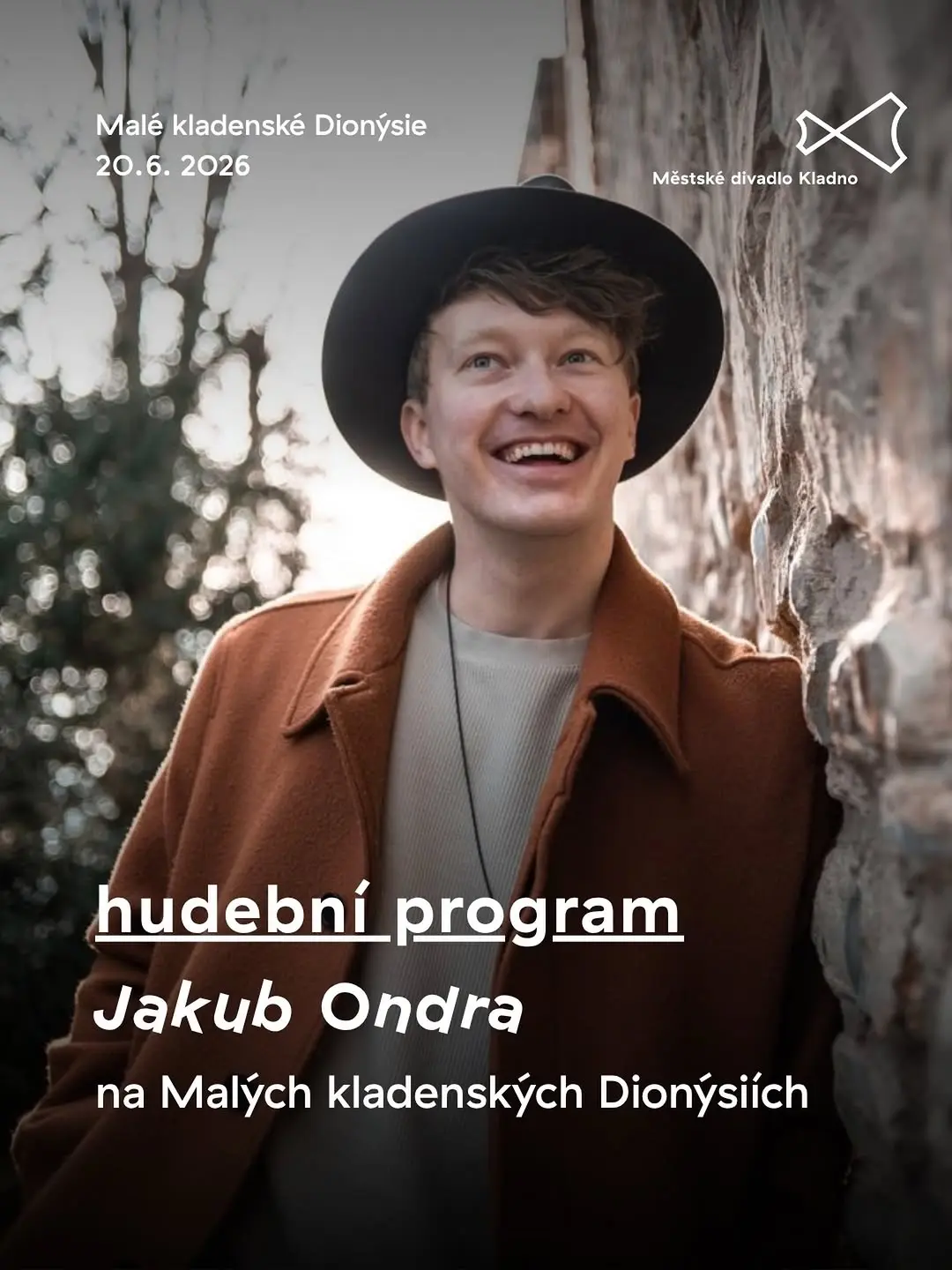 Malé kladenské Dionýsie – hudební program: Jakub Ondra