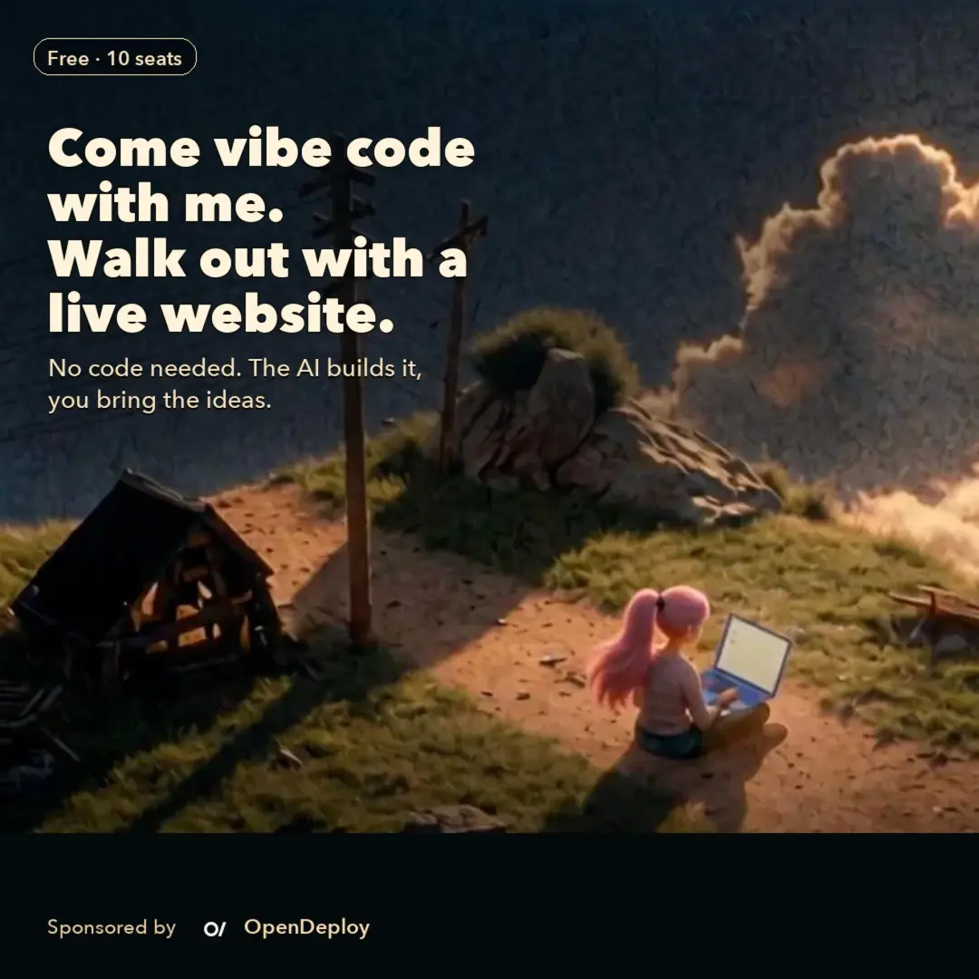 Vibecoding Workshop: From Idea to Hosted Website