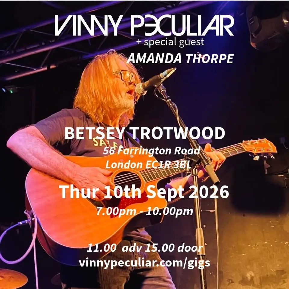 Vinny Peculiar + Amanda Thorpe at The Betsey Trotwood