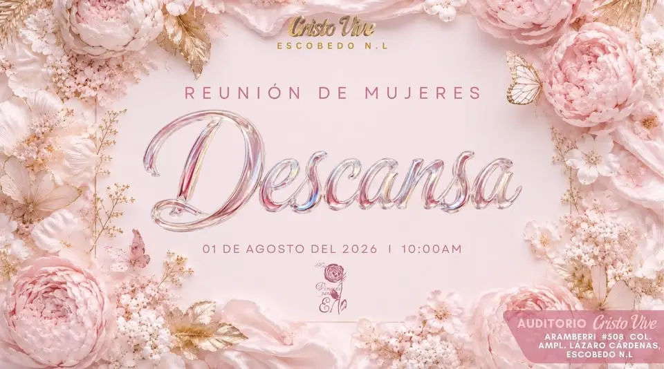 💅🏻"DESCANSA"💆🏻♀️ ✨REUNIÓN ESPECIAL DE MUJERES🌸
