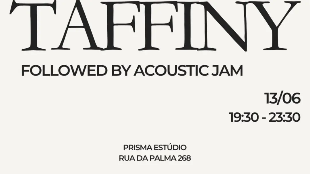 Taffiny concert and Acoustic Jam