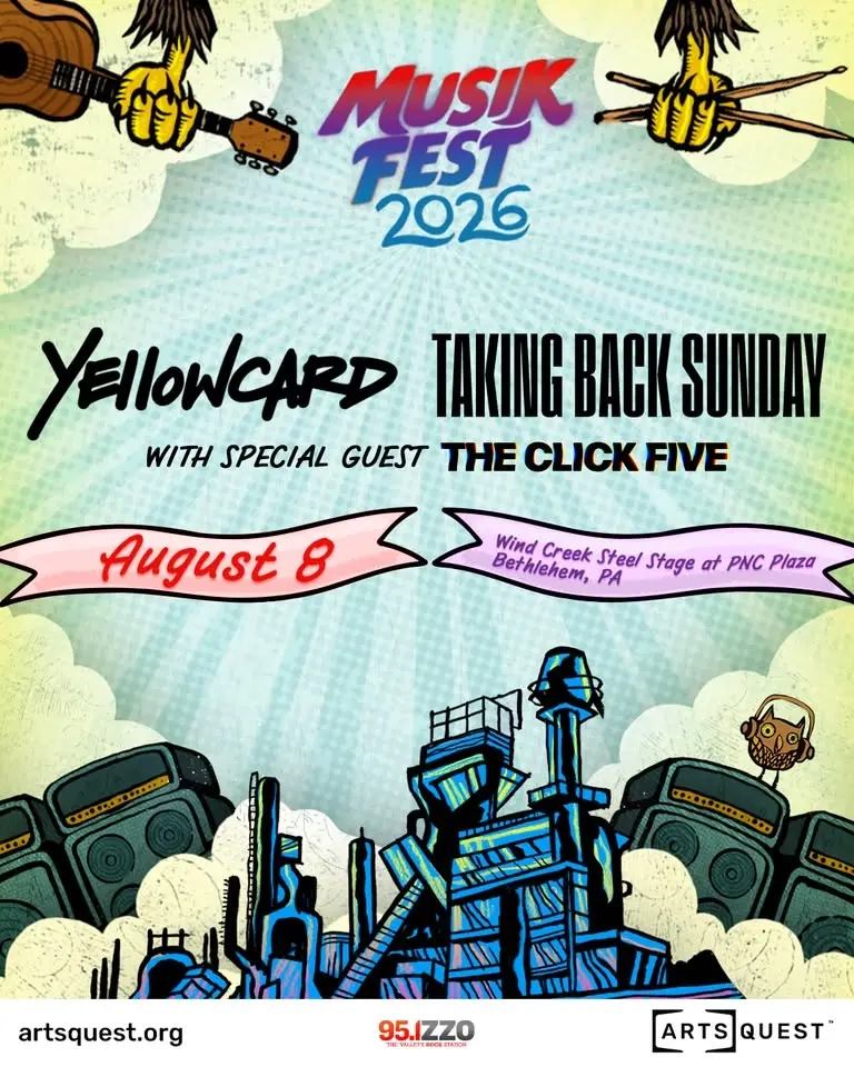 Yellowcard and Taking Back Sunday w/ special guest The Click Five at Musikfest 