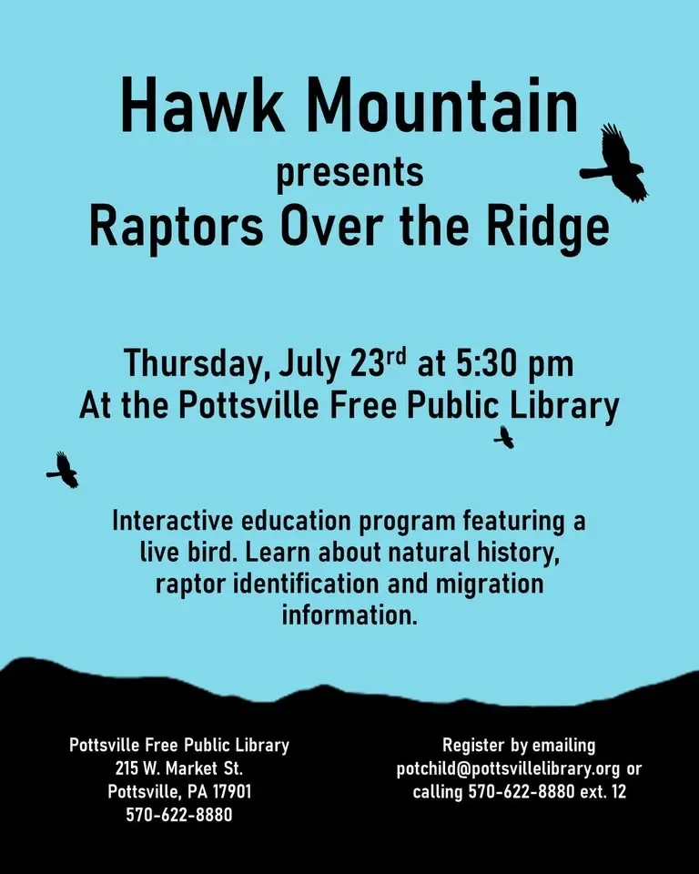 Hawk Mountain presenting Raptors Over the Ridge