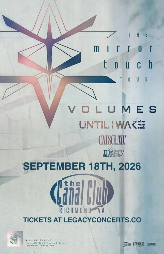 Volumes: The Mirror Touch Tour at Canal Club