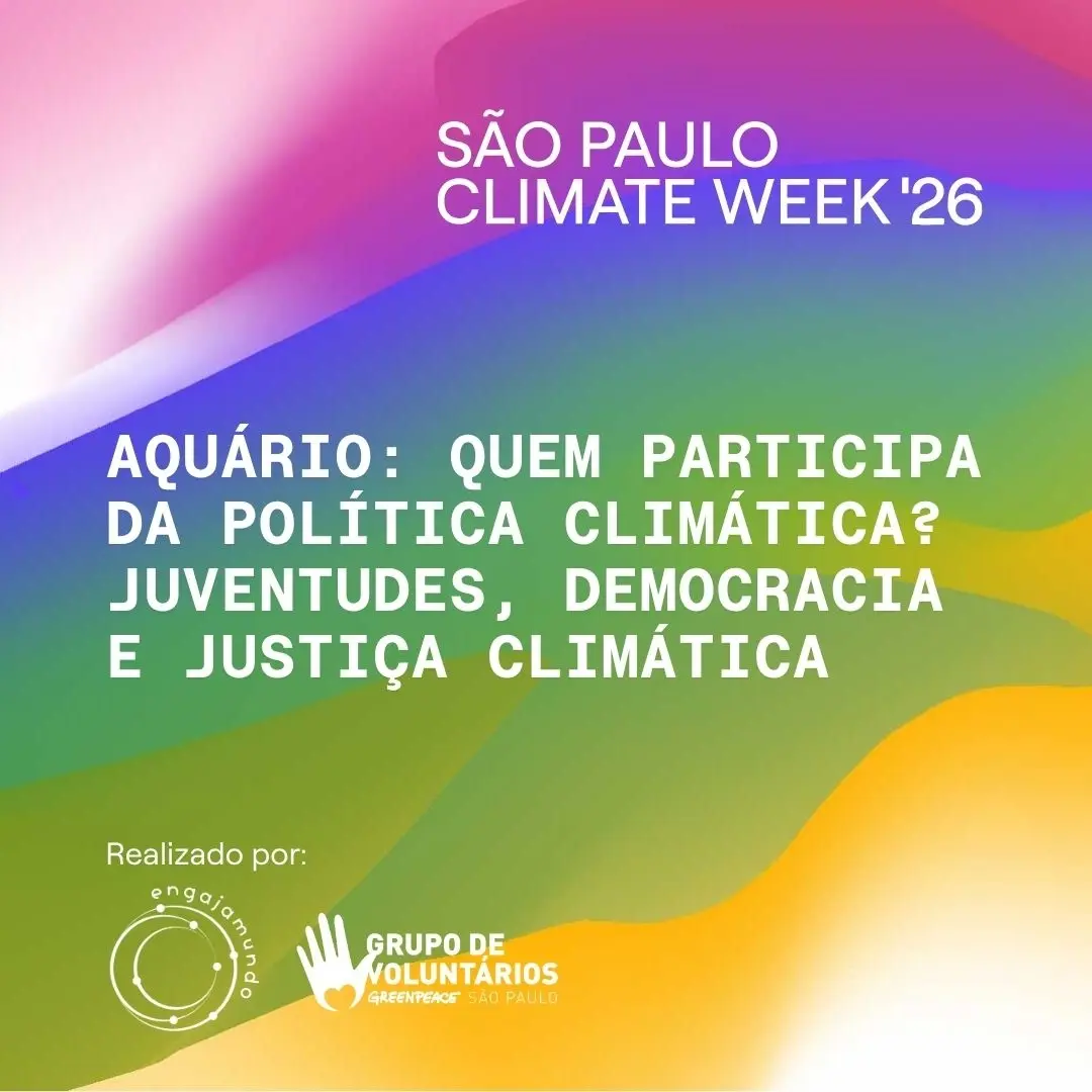 Aquário: Quem participa da política climática? Juventudes, democracia e justiça climática
