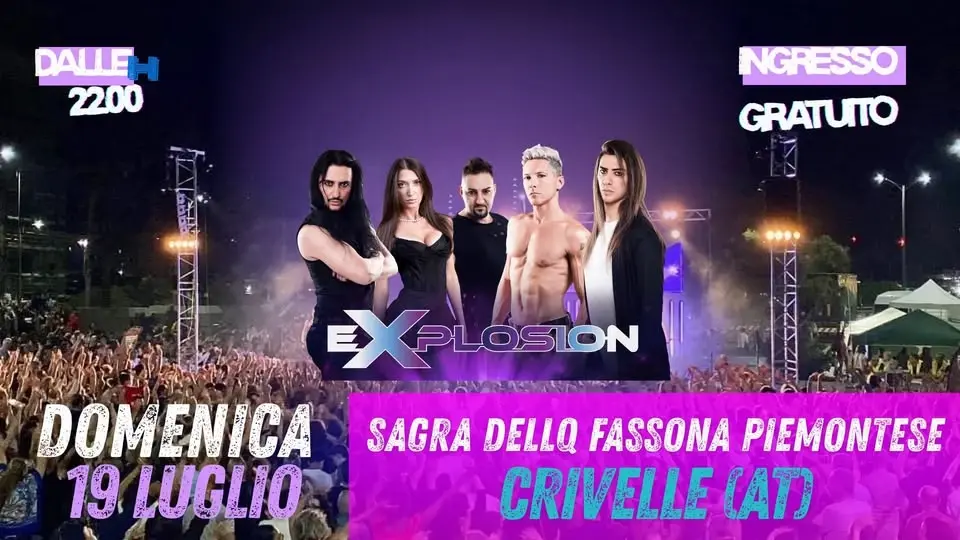 eXplosion live @ Sagra della Fassona Piemontese, Crivelle (AT)