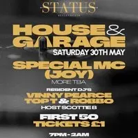 Status Bexleyheath House & Garage Night With Special Mc