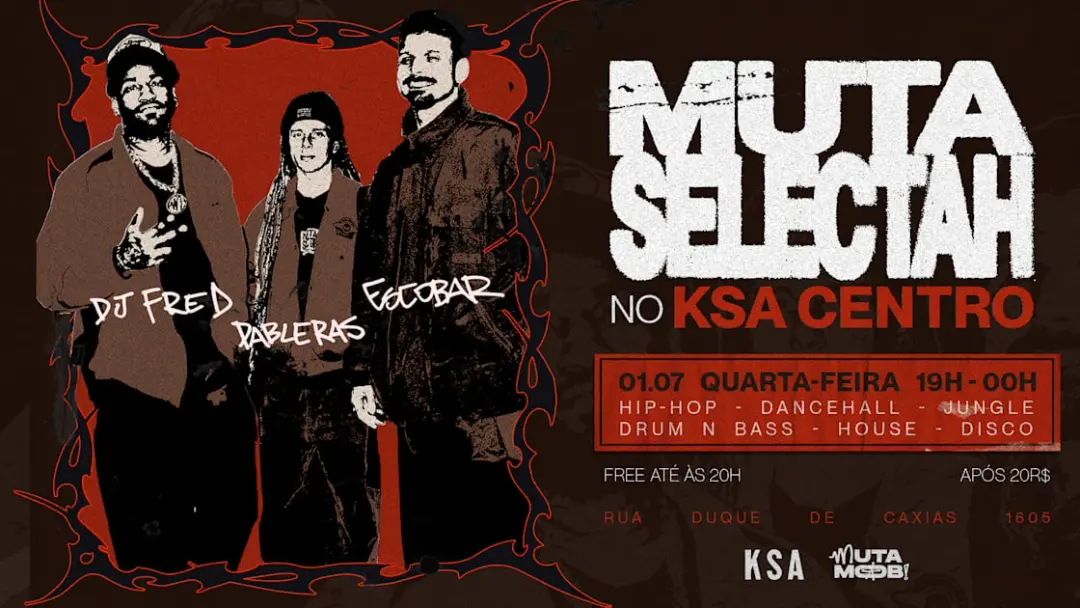 Muta Selectah Na Ksa! Dj Fred / Escobar / Pableras