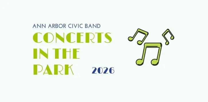 2026 Ann Arbor Civic Band, Concerts in the Park