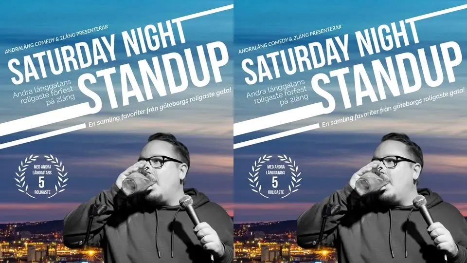 🎉 Saturday Night Standup 🎉 Andralång Comedy 🧡 2Lång - Teater & Bar