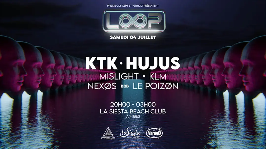 Prizme × Vertigo : Loop W/ Ktk & Hujus @ Siesta Beach Club