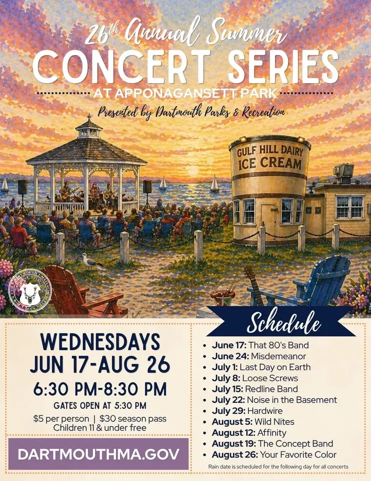 Dartmouth Parks & Recreation 26th Annual Summer Concert Series